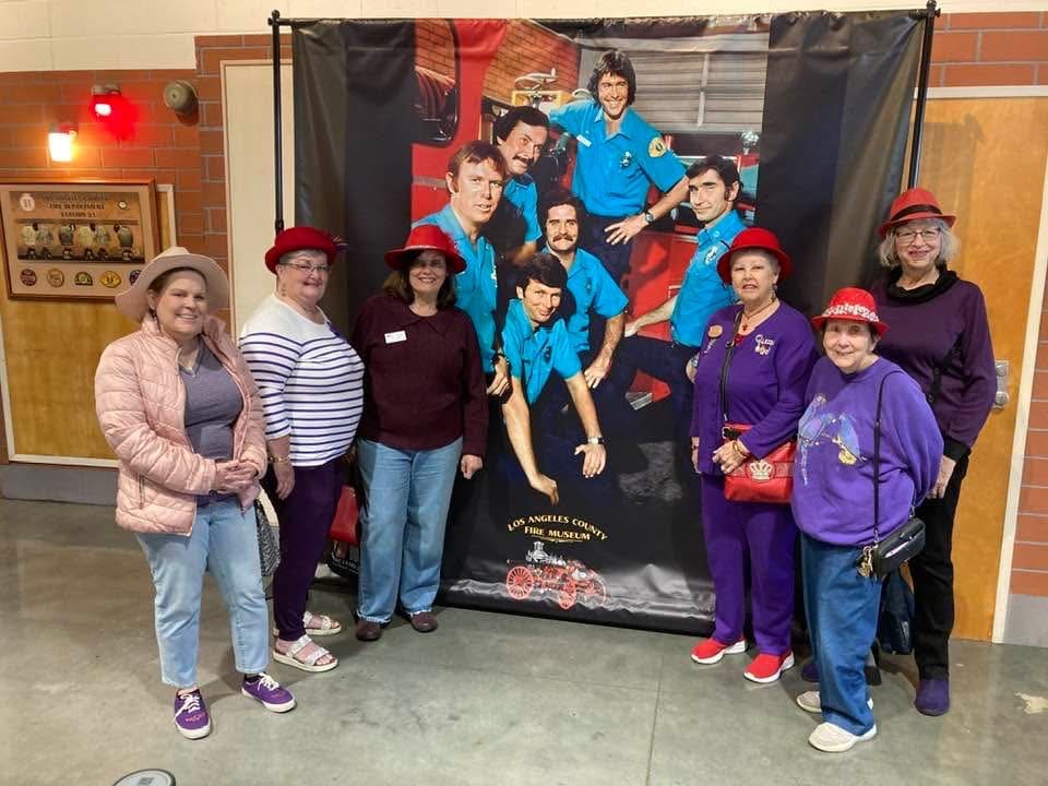 Purple, Red & Ravishing Visits the LA County Fire Museum